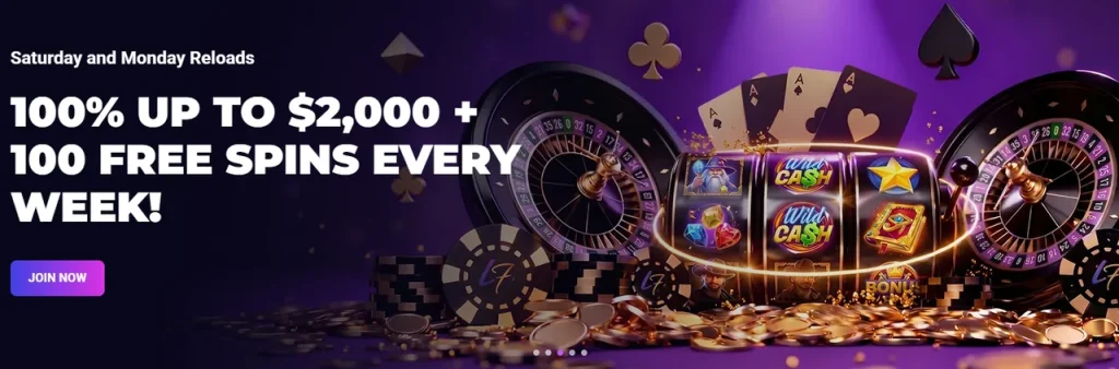 Lucky7 casino Australia review hero, logo with VIP program and 200 free spins branding
